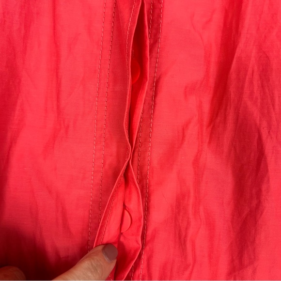 EILEEN FISHER Lightweight Jacket Women’s LARGE Coral - Picture 5 of 9